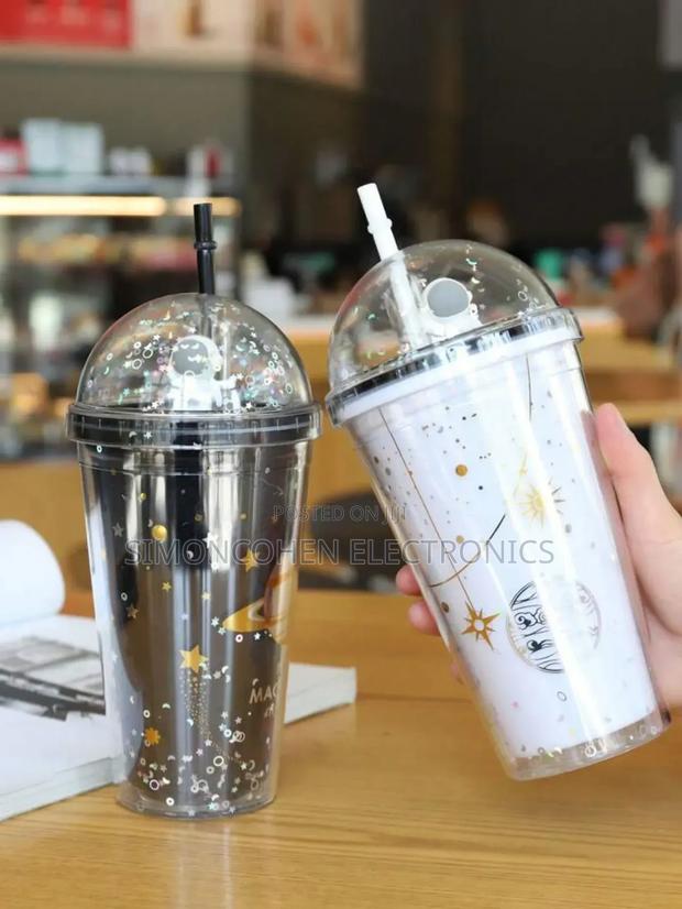 500ml Frost Astronaut Smoothie Cups - main view