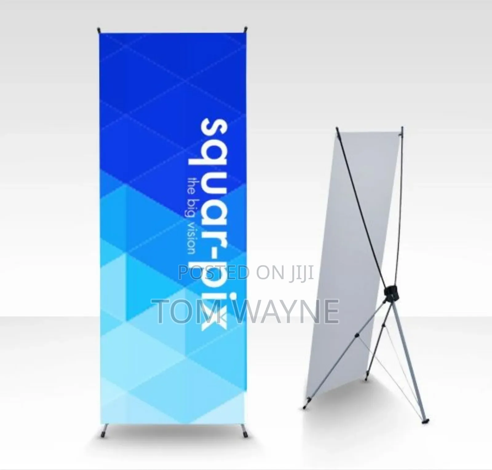 Fully Branded X Stand Banner Stand