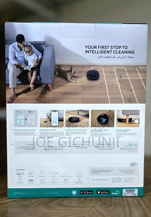 Eufy Robovac G10 Hybrid Black - thumbnail 2