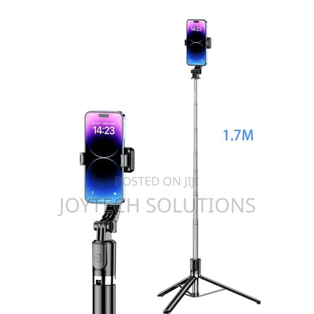 Smart Bluetooth Selfie Stick Foldable Stick - thumbnail 2