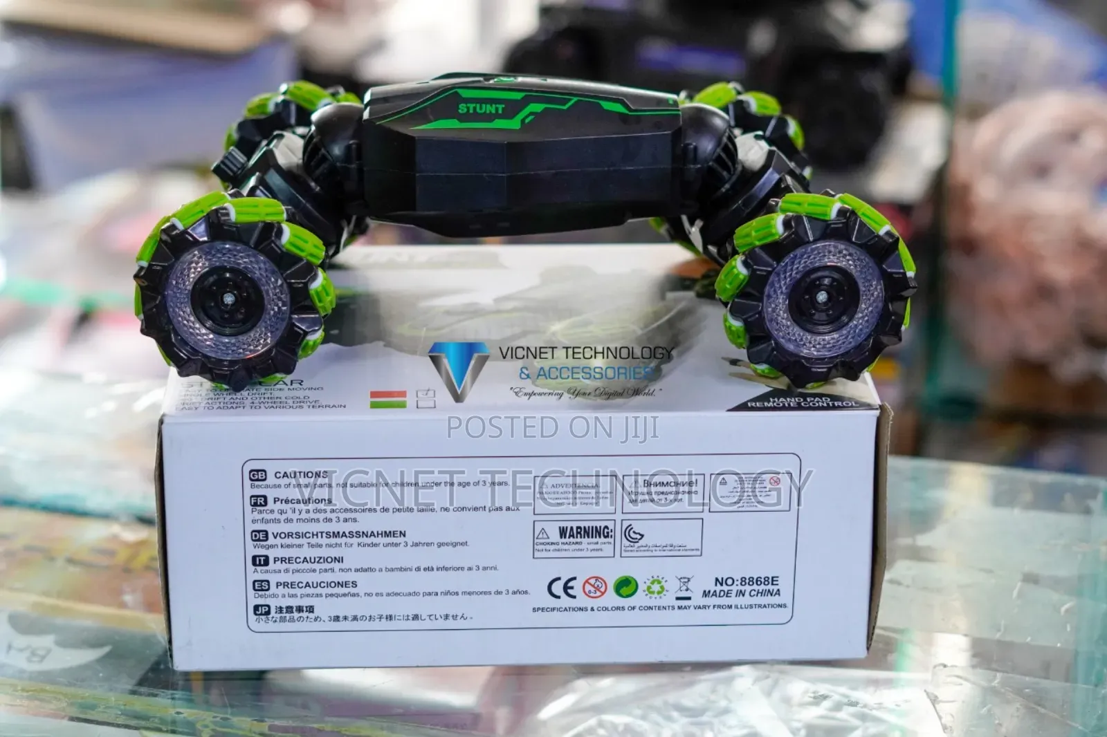 Stunt Road Cars With Battery and Remote Control
