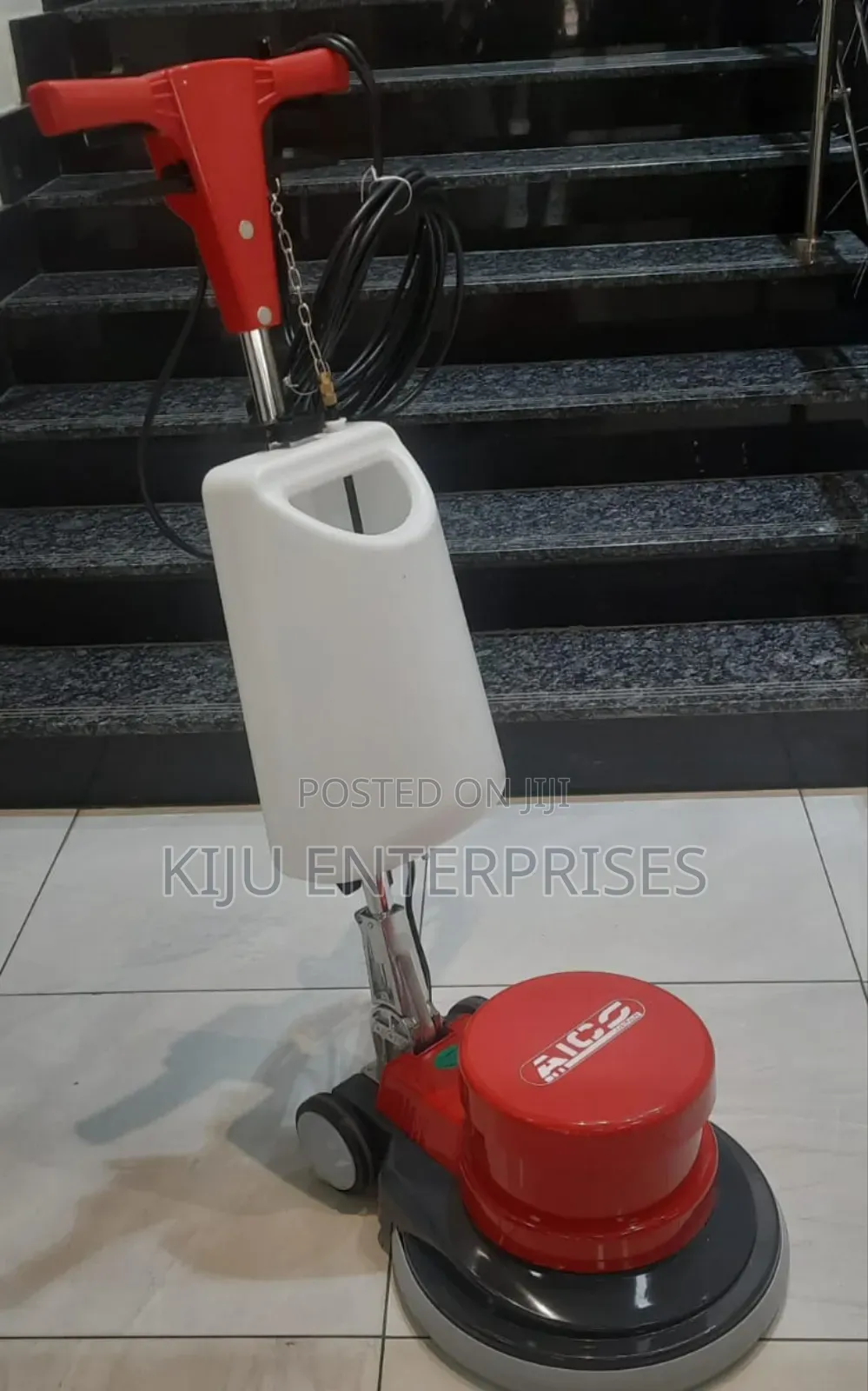 Aico Floor Scrubber Machine Red