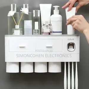 Automatic Toothpaste Dispenser With 4 Cups