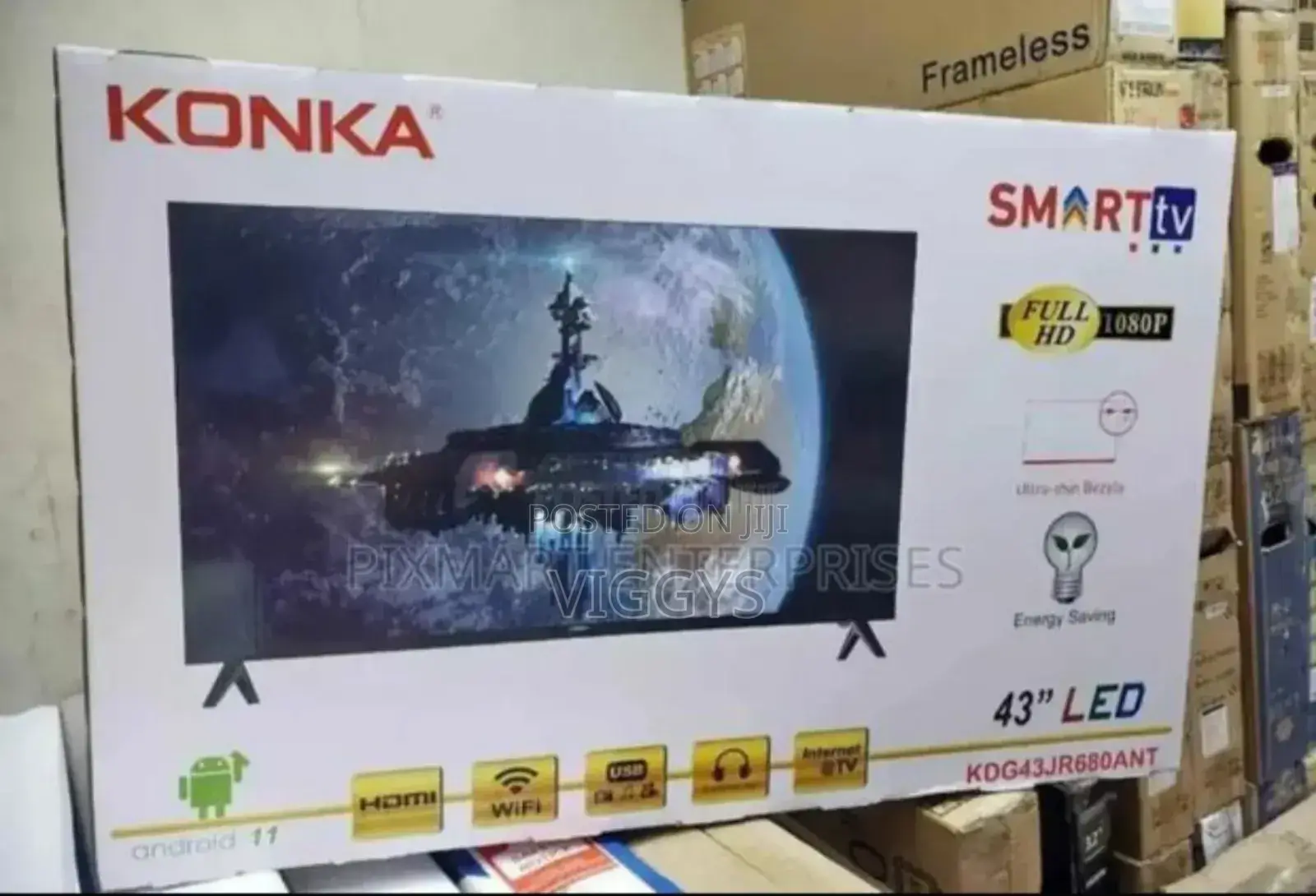 Konka 50 Inches Smart Android Tv With Bluetooth