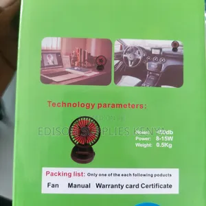 Car Fans Single Head Ac Vehicle Fan 12v Plug In Fan