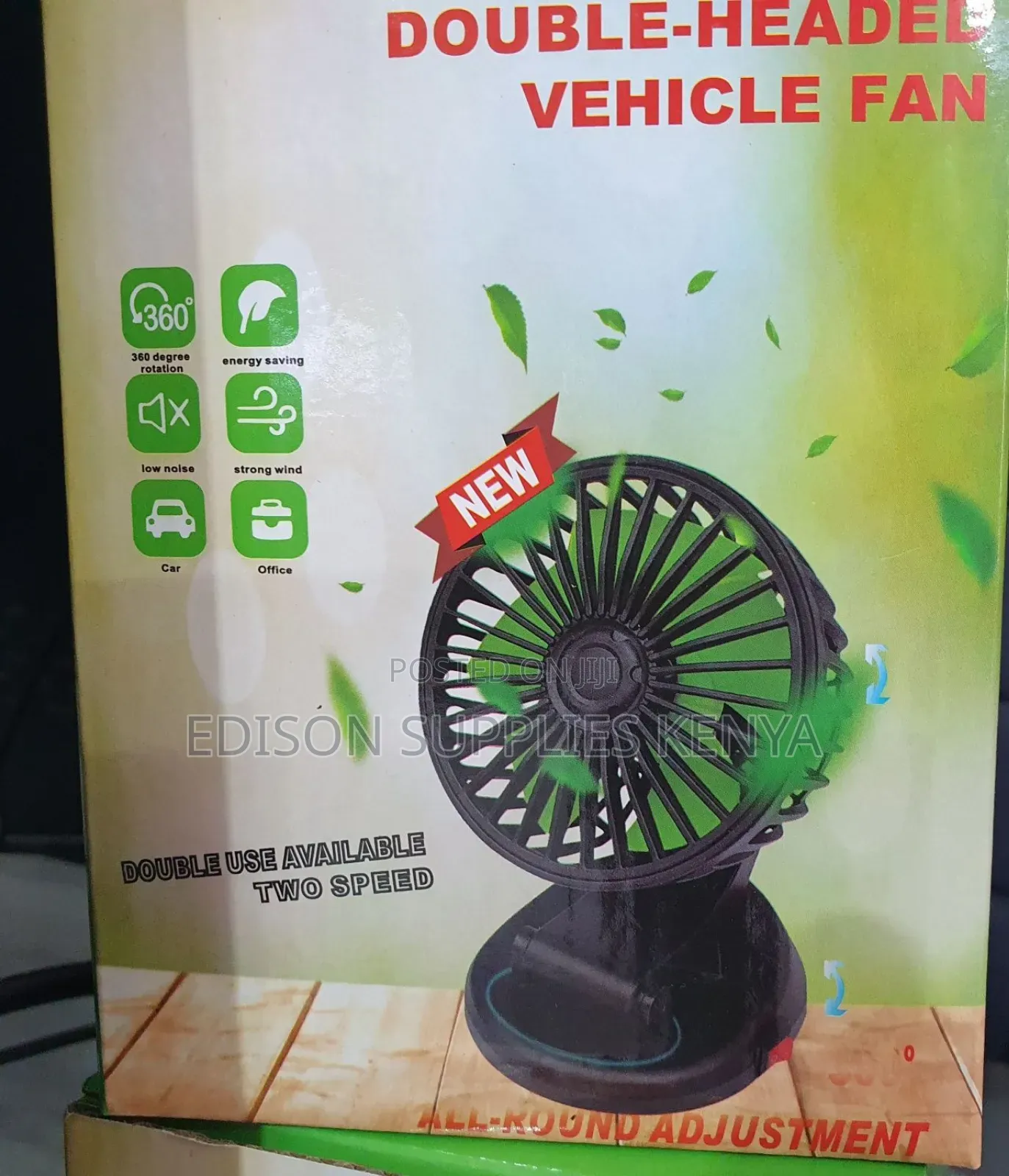 Car Fans Single Head Ac Vehicle Fan 12v Plug In Fan