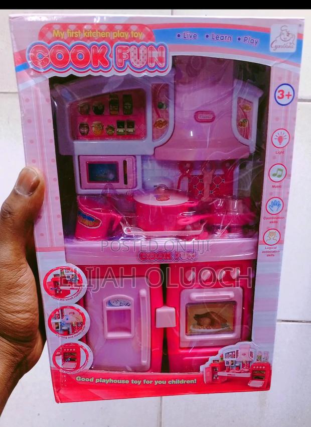 Pink Kitchen Pretend Toy