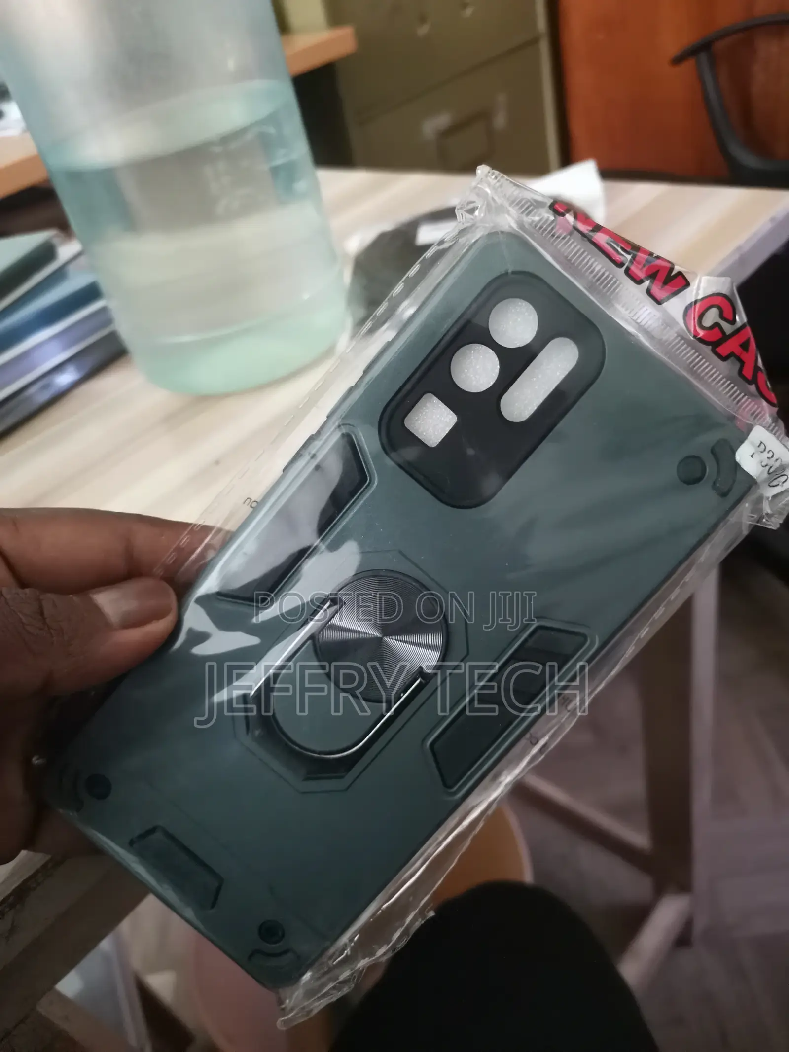 Maijin Huawei P30 Pro Case, Metal Ring Grip Kickstand-Green