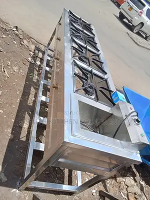 Combined Unit 4 Burner Fryer