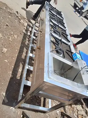 Combined Unit 4 Burner Fryer