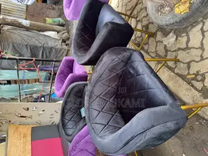 Black Purple Styling Manicure Chairs