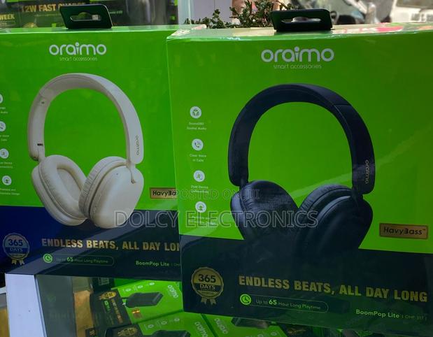 Oraimo Boompop Lite Enc Over-Ear Wireless Headphones - main view