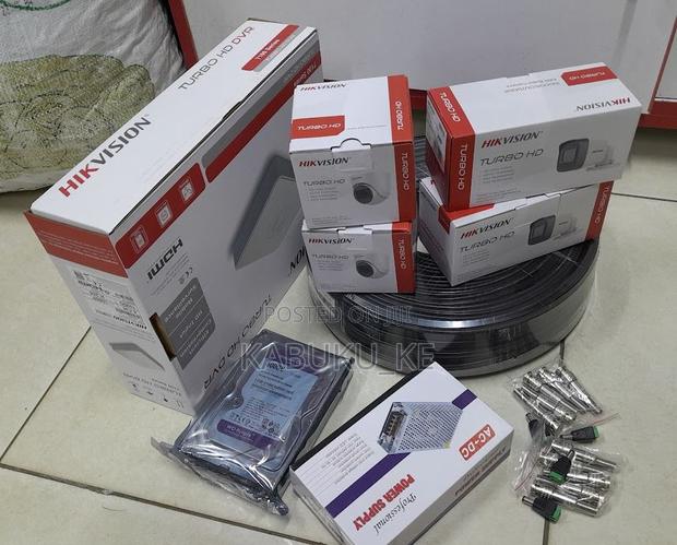 4 Channel CCTV Hikvision 2mp Camera Package