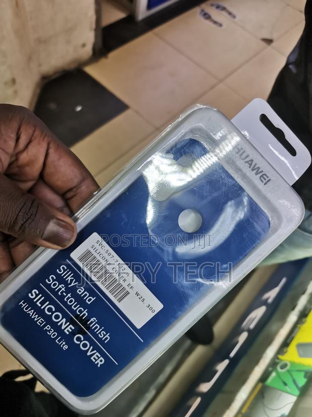 Personalised Huawei P30 Lite Silicone Case -Blue - thumbnail 3