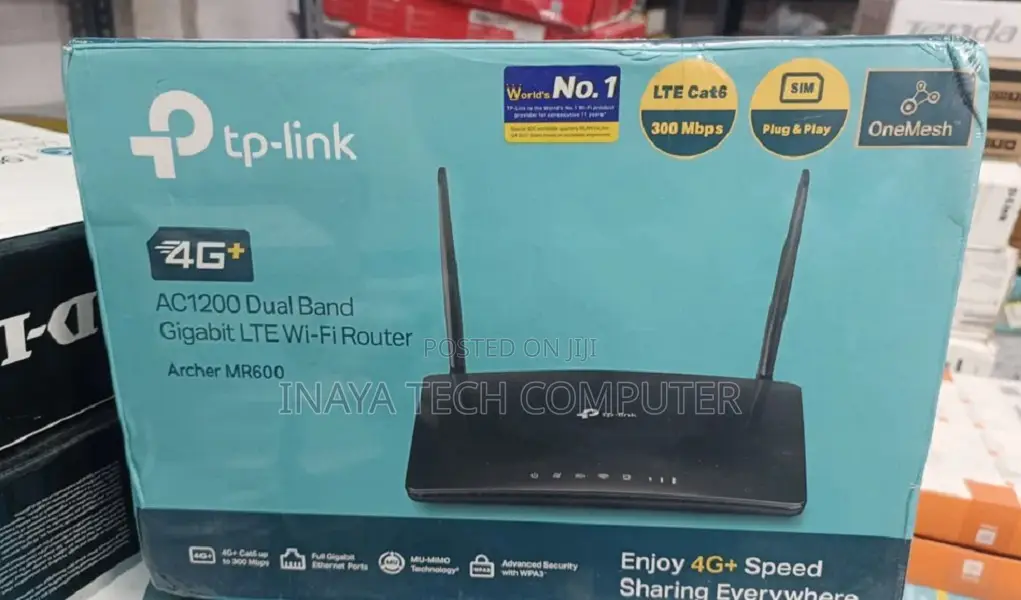 Tp-Link 4g+ Cat6 Ac1200 Wireless Gigabit Router Archer Mr600