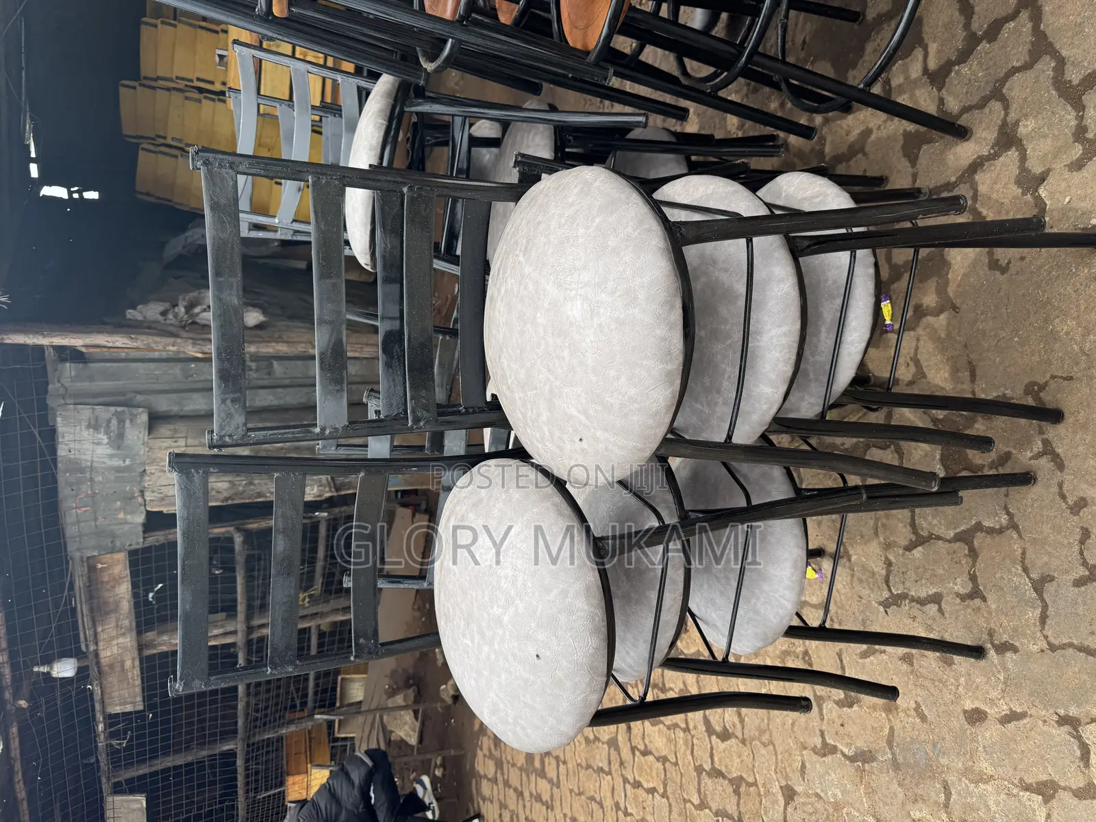 Grey Restaurant And Bar Chairs