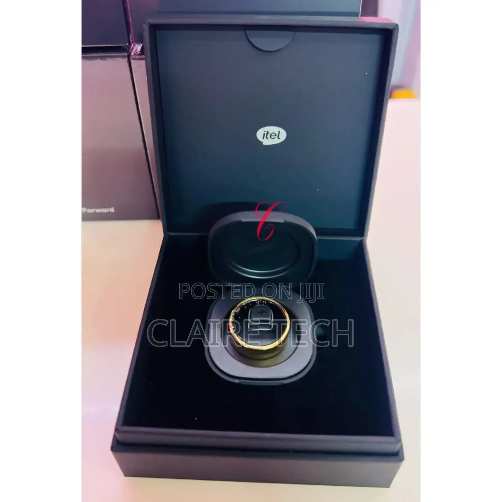 Itel Isw-Ring Stainless Steel 10atm Waterproof Smart