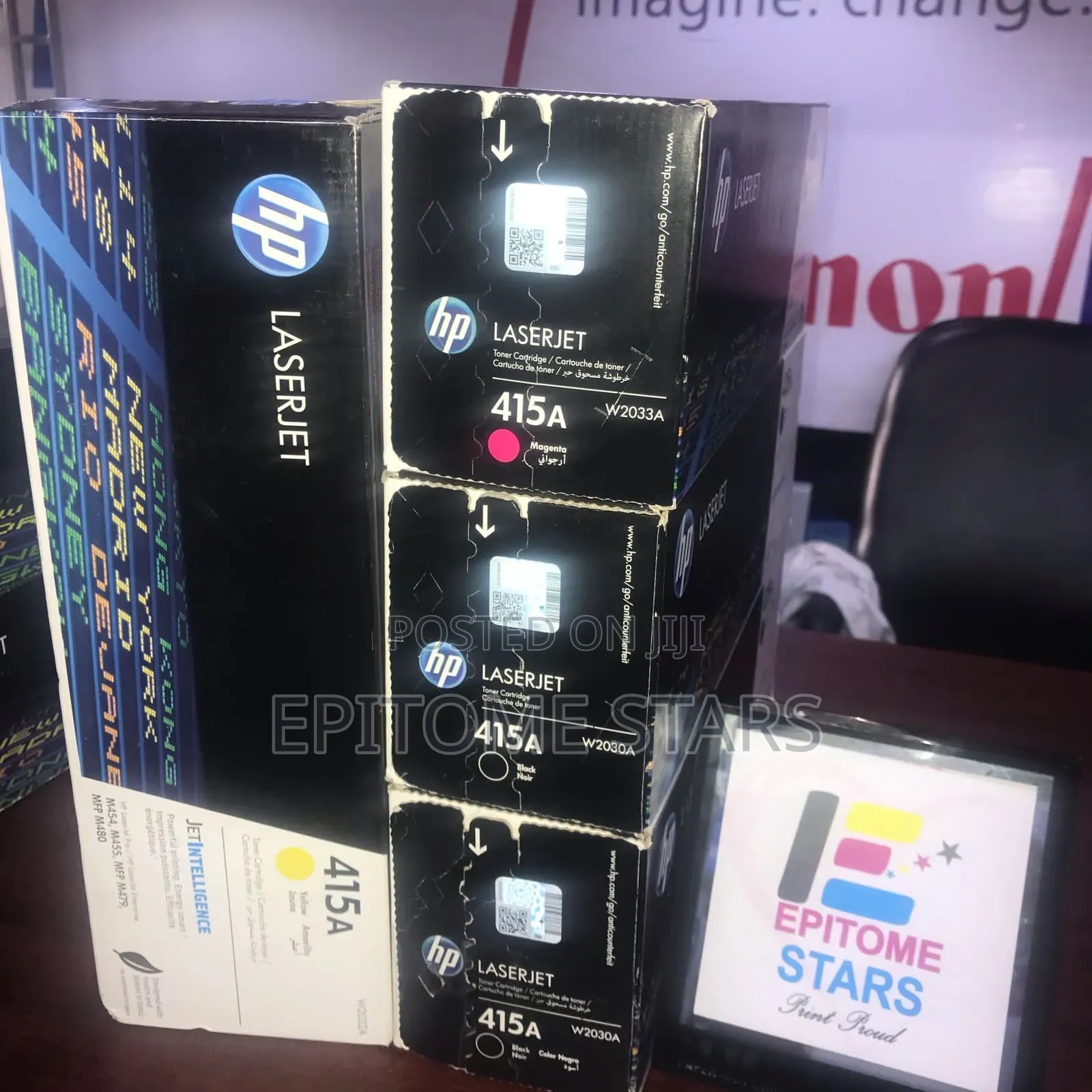 Imposing Hp 415a Original Laserjet Toner Cartridges