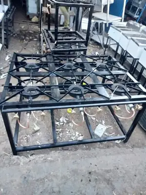 Six Burner Mild Steel