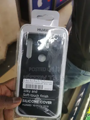 Estuche Silicone Case Huawei Y9 Prime 2019 -Black Case