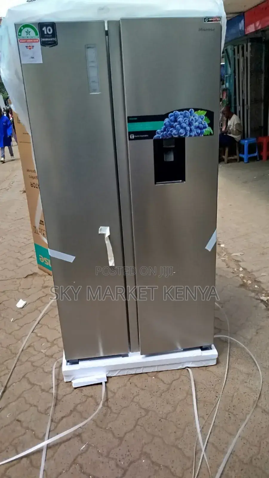 Hisense 518litres Ref518dr Side by Side Fridge