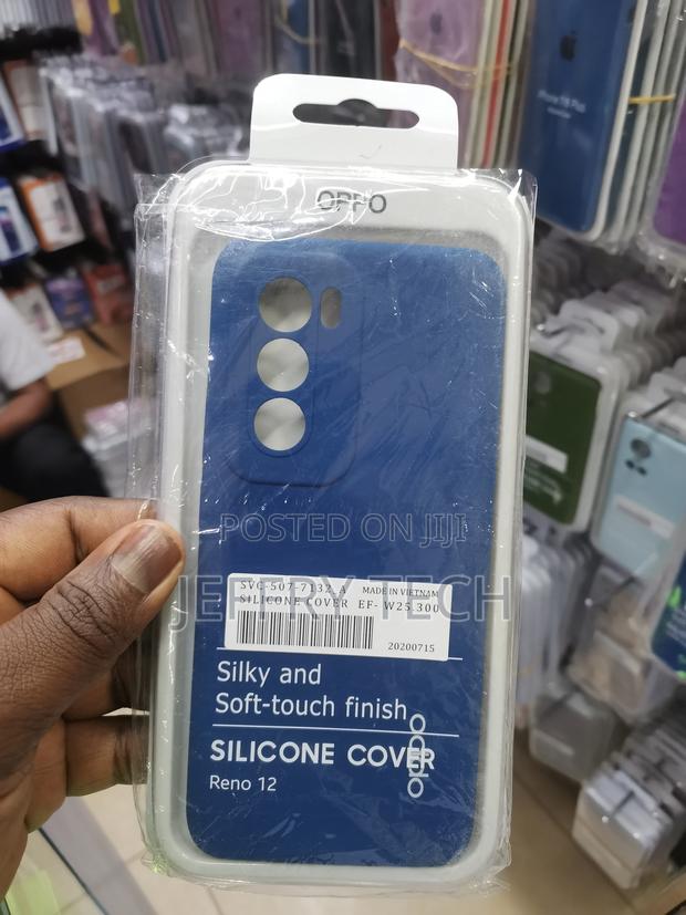 Spazy Case Oppo Reno 12 Silicone Slim Back Case -Blue - thumbnail 3