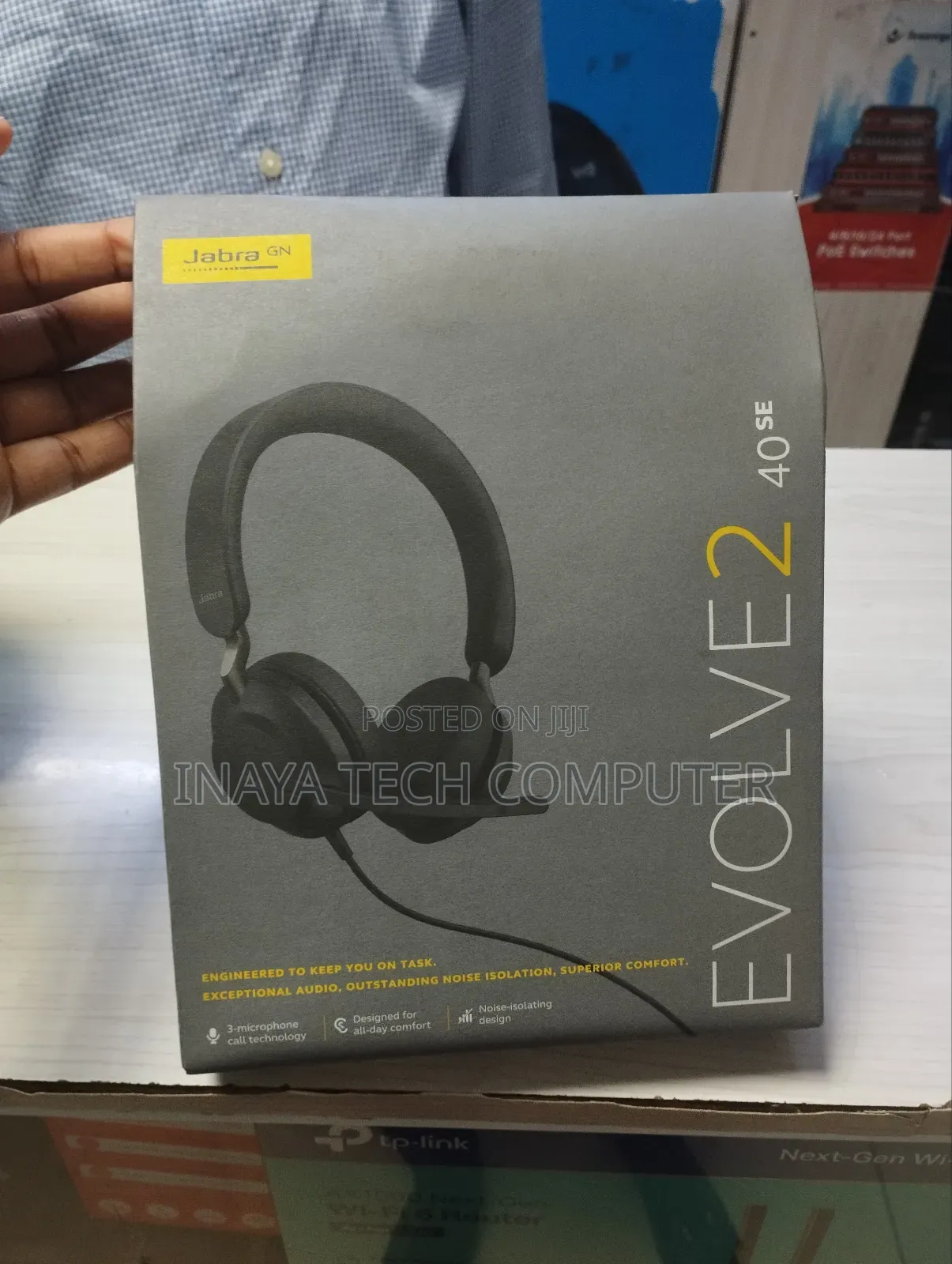 Jabra Evolve2 40 Se Noise Cancelling Headphones