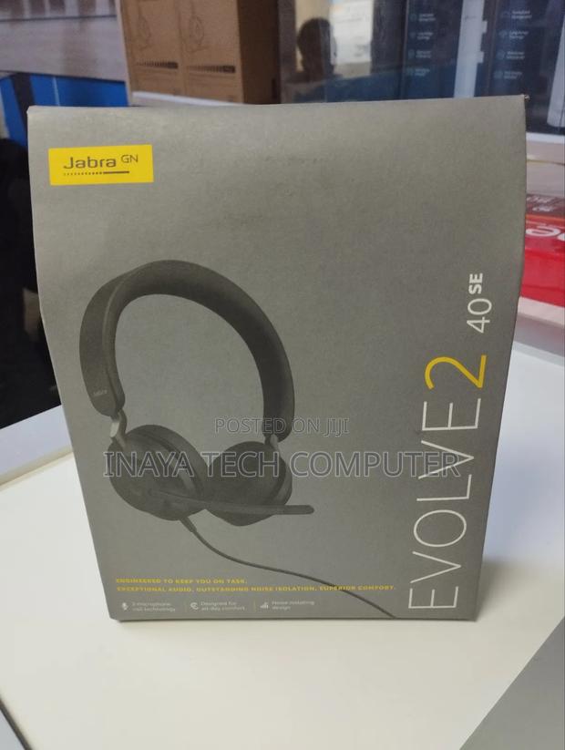 Jabra Evolve2 40 Se Wires Stereo Headsets