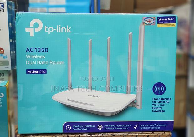 Tp-Link Ac1350 Wireless Dual Band Router - Tl-Archer C60 - main view