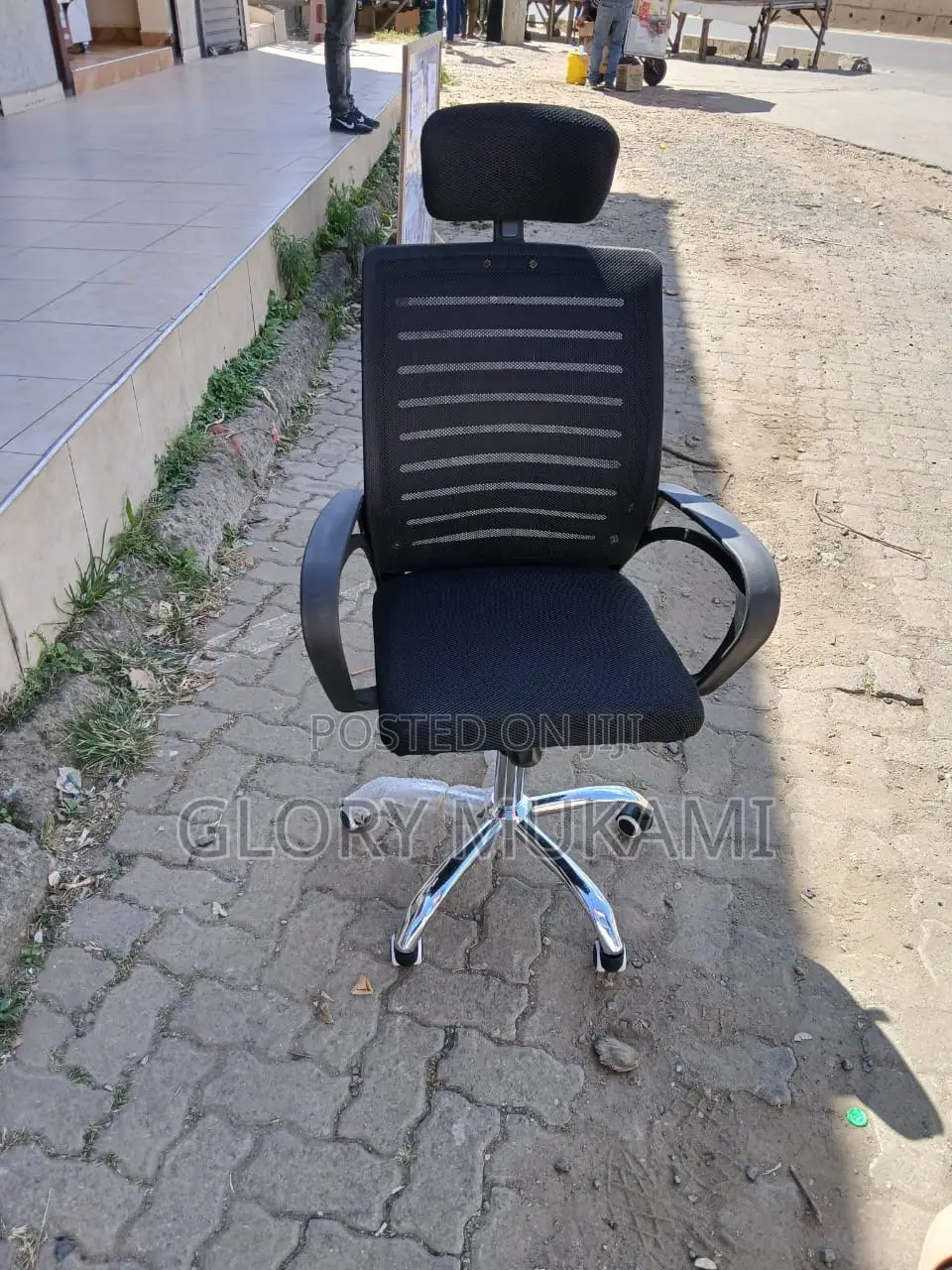 Head Rest Office Mesh Chairs