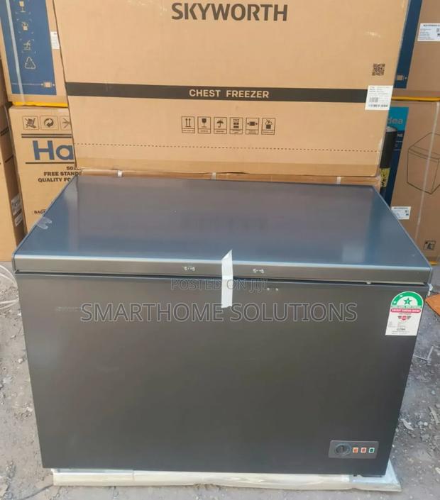 Skyworth 264litres Silver Best Commercial Freezer - main view