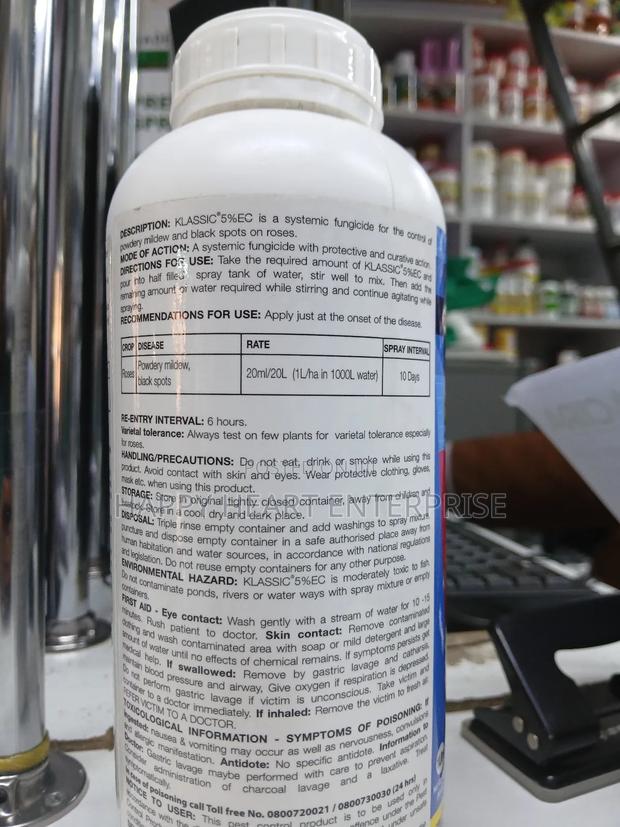 Klassic 5%Ec Fungicide 1l - thumbnail 2