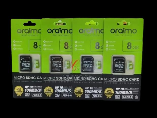 Oraimo 8gb Memory Card - main view