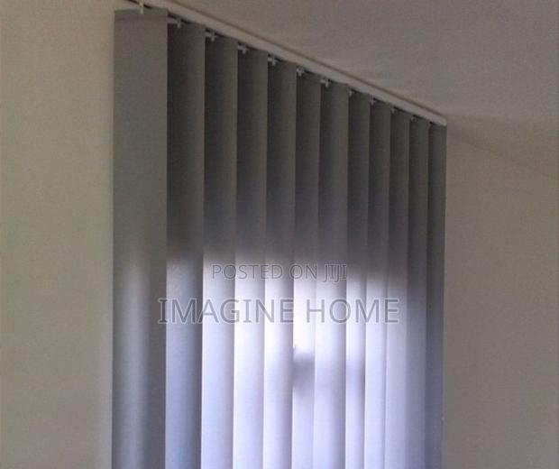 Grey Vertical Blinds Window Blinds