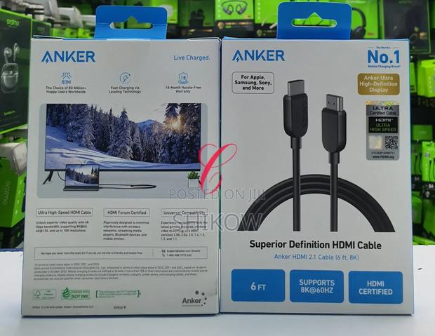 Anker Hdmi 2-in-1 Cable 6ft ** Superior - thumbnail 2