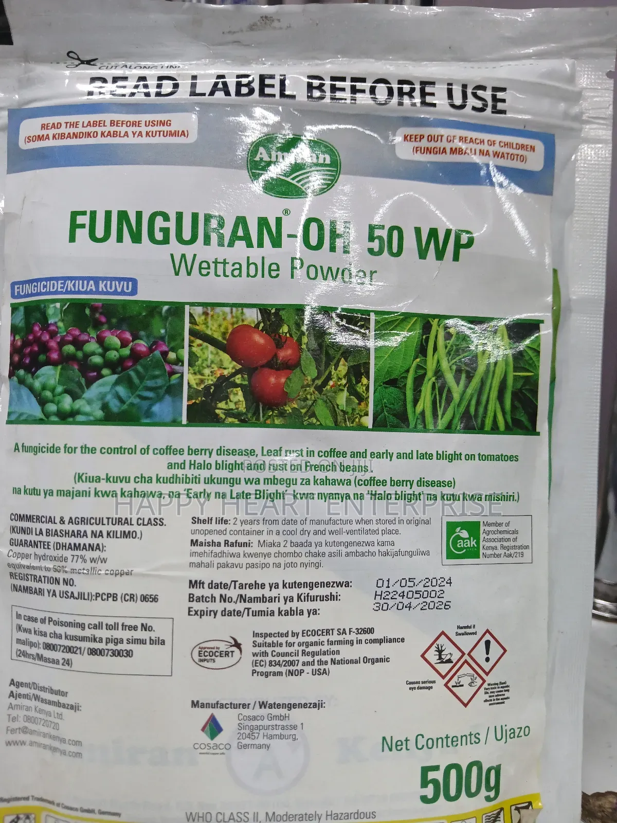 Funguran -oh 50wp 500g Fungicide