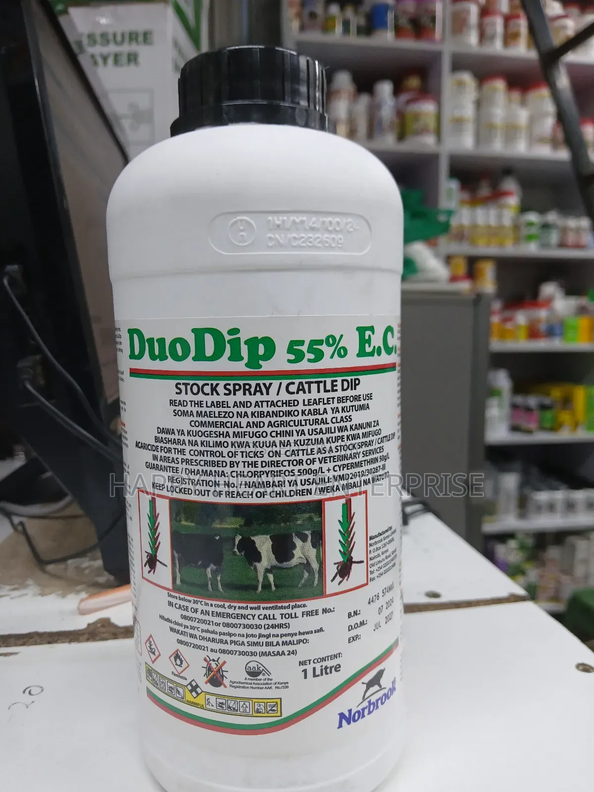 Duodip 55% Ec Acaricide 1l