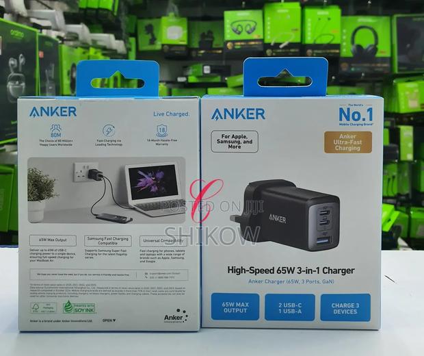 Anker High Speed *65w* 3-in-1 Gan Charger