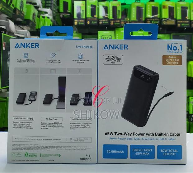 Anker 20,000mah *87w Total Output* Ultra Fast Charging Power