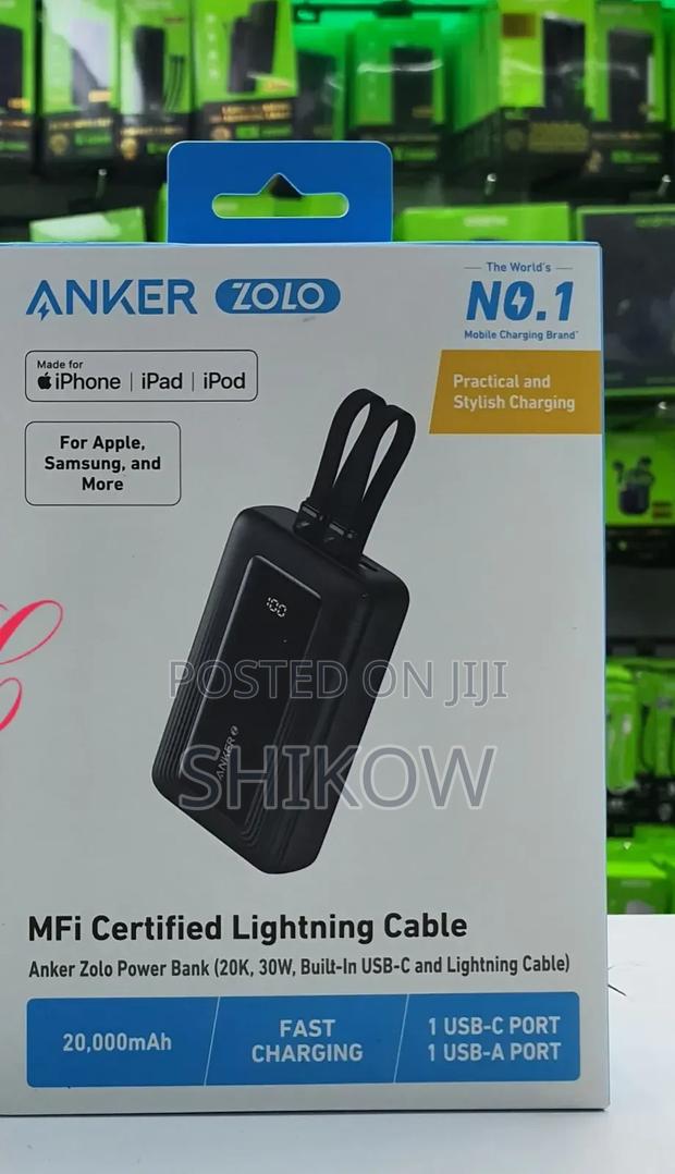 Anker 20,000mah *30w* Fast Charging Zolo Power Bank