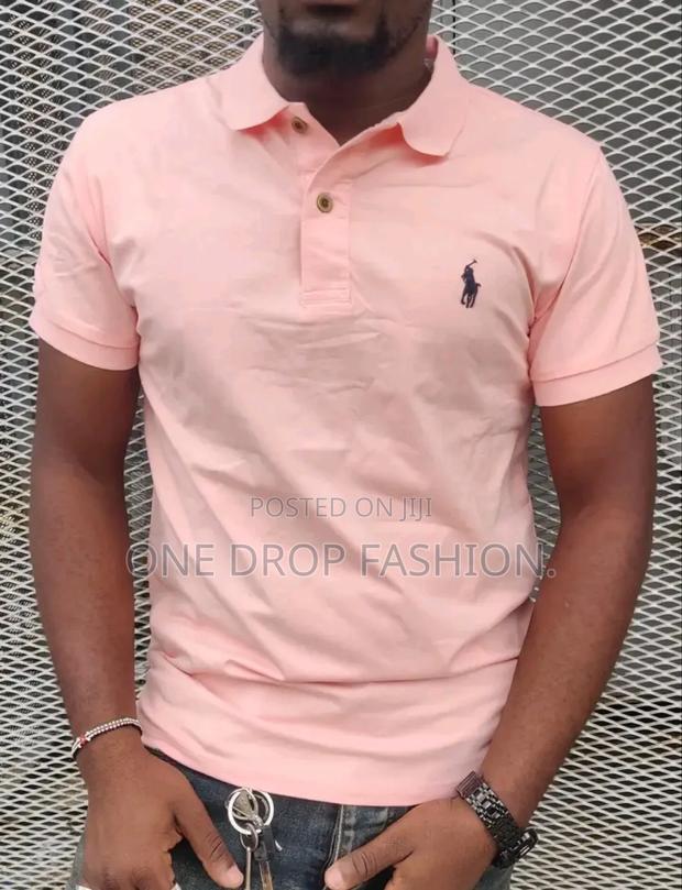 Peach/White Polo Tshirts