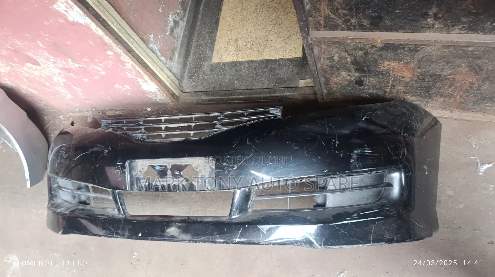 Toyota Wish 2010 Front Bumper Clean