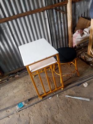 Manicure Table and Manicure Stool - main view
