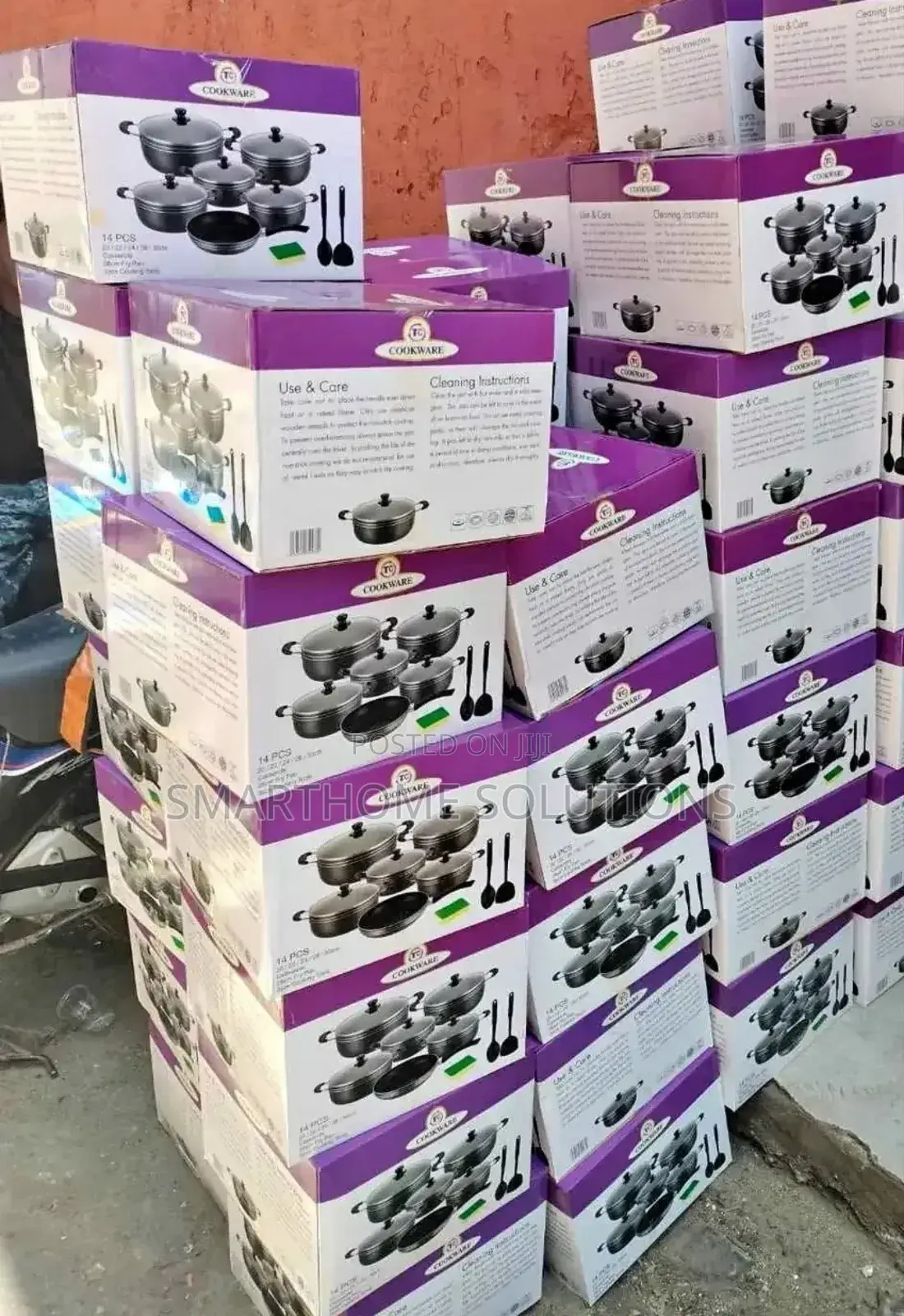 Brand New 14pieces Tc Cookware Set