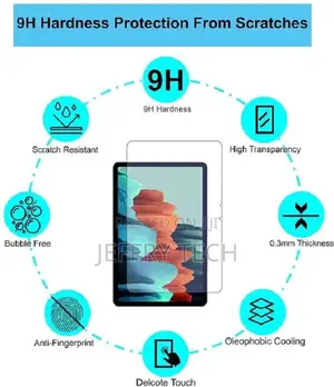 Tempered Glass Screen Guard for Samsung Galaxy Tab S9/S8/S7