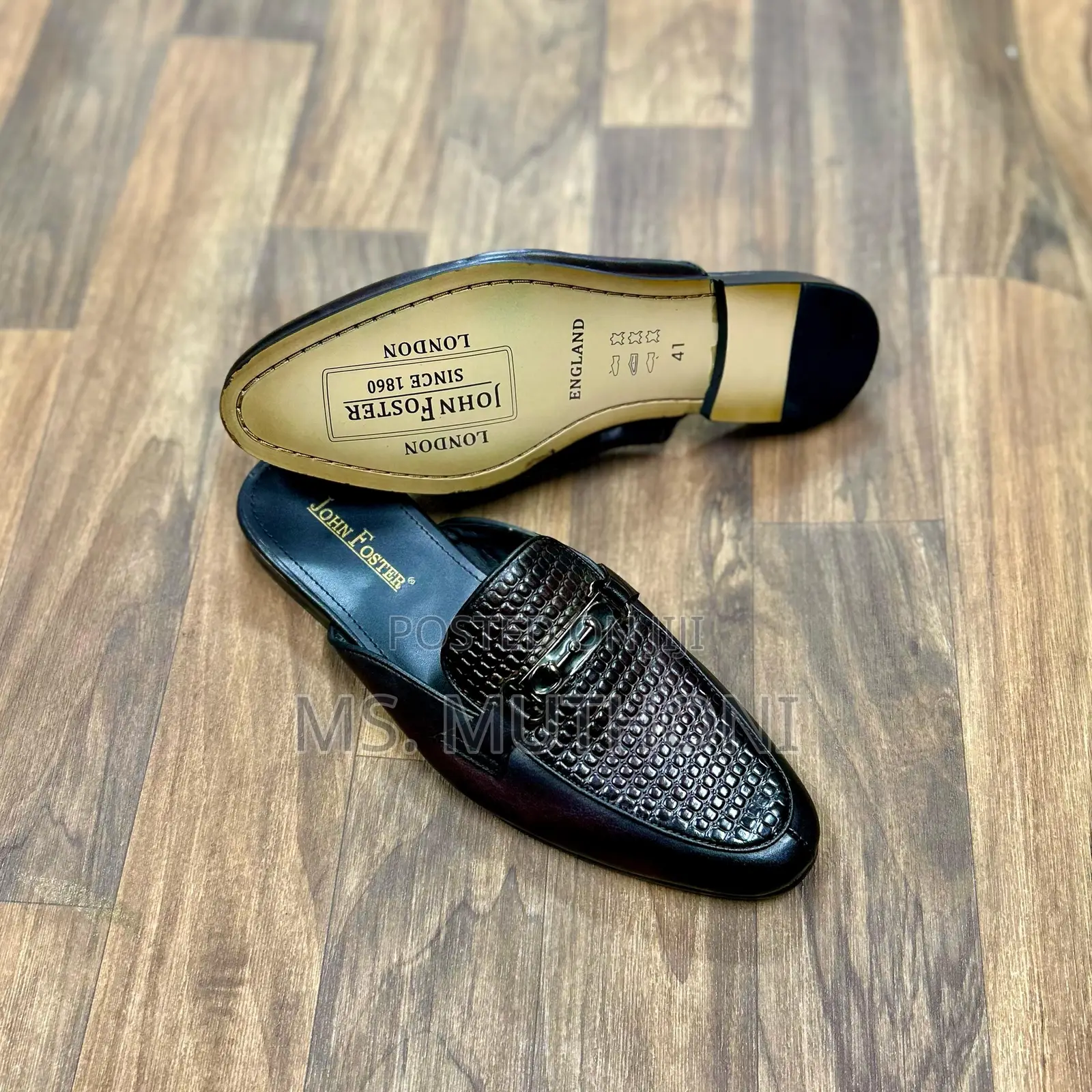 Fashion Genuine Leather Men’S Half Shoes