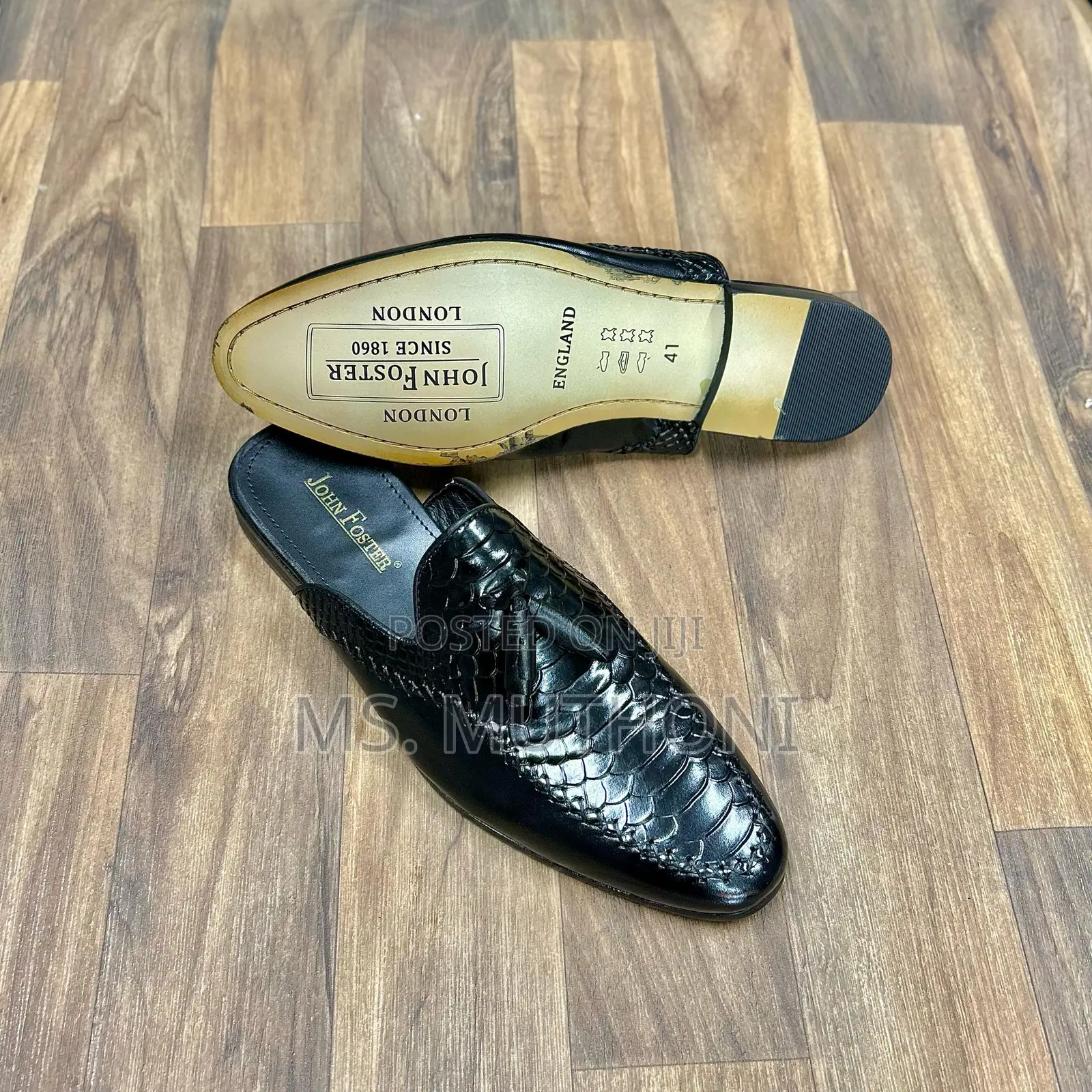 Fashion Genuine Leather Men’S Half Shoes