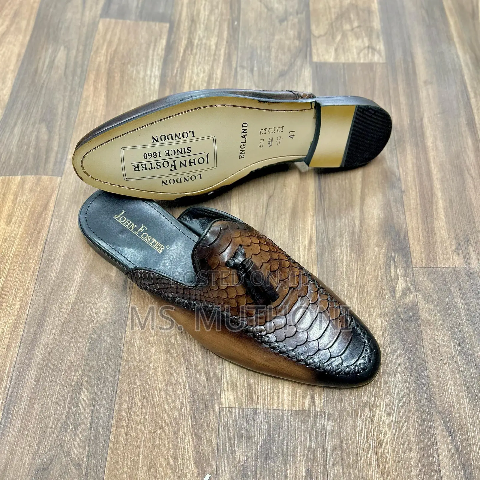 Fashion Genuine Leather Men’S Half Shoes