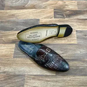 Fashion Genuine Leather Men’S Half Shoes