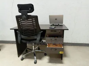 Study Table and Headrest Chair